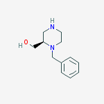 Structure of (R)-(1-Benzylpiperazin-2-yl)methanol