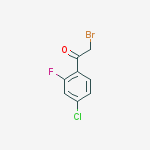 Structure of 2-BROMO-4'-CHLORO-2'-FLUOROACETOPHENONE
