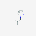 1-(2-methylpropyl)pyrazole结构式