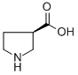 Structure of (S)-Pyrrolidine-3-carboxylic acid