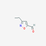 Chemical structure of 3-ETHYL-5-ISOXAZOLECARBALDEHYDE, 95%