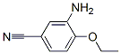 Structure of Benzonitrile,  3-amino-4-ethoxy-