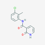 N-(3-Chloro-2-methylphenyl)-2-hydroxynicotinamide结构式