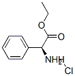 D/L-ALPHA-PHENYLGLYCINEETHYLESTER HYDROCHLORIDE结构式