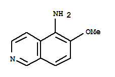 Structure of 5-Isoquinolinamine,6-methoxy-