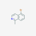 Structure of 5-bromo-1-methylisoquinoline