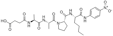 SUC-ALA-ALA-PRO-NLE-PNA结构式