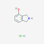 Structure of isoindolin-4-ol hydrochloride