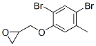 Structure of [(2,4-dibromo-5-methylphenoxy)methyl]oxirane