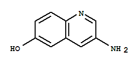 Structure of 6-Quinolinol, 3-amino-