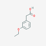 3-Ethoxyphenylacetic acid结构式