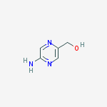(5-aminopyrazin-2-yl)methanol结构式
