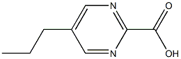 Structure of 2-Pyrimidinecarboxylicacid, 5-propyl-