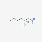 2-HEXANOL, 1-AMINO-结构式