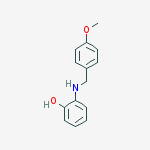 Structure of Phenol, 2-[[(4-methoxyphenyl)methyl]amino]-
