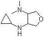 Structure of 3-(Cyclopropylamino)-4-(N,N-dimethylamino)tetrahydrofuran
