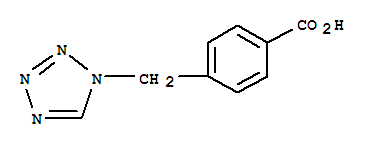 Structure of 4-TETRAZOL-1-YLMETHYL-BENZOIC ACID
