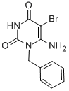 Structure of 6-Amino-1-benzyl-5-bromouracil