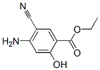 Chemical structure of ethyl 4-amino-5-cyanosalicylate