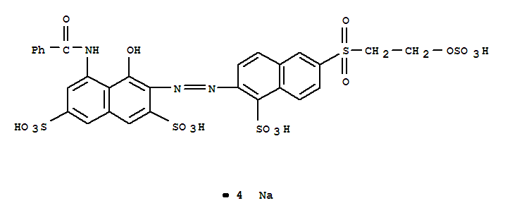 Chemical structure of Reactive Red 180