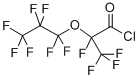 TETRAFLUORO-2-(HEPTAFLUORO-1-PROPOXY)PROPANOYL CHLORIDE结构式