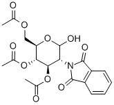 Structure of 3,4,6-TRI-O-ACETYL-2-DEOXY-2-PHTHALIMIDO-D-GLUCOPYRANOSE