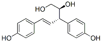 (2S,3S,4E)-3,5-Bis(4-hydroxyphenyl)-4-pentene-1,2-diol结构式