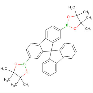 Structure of 1,3,2-Dioxaborolane,2,2'-(9,9'-spirobi[9H-fluorene]-2,7-diyl)bis[4,4,5,5-tetramethyl-