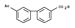 Structure of 3-BIPHENYL-3-ACETYL-CARBOXYLIC ACID
