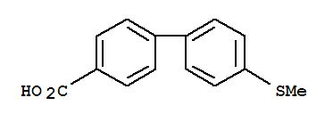 Structure of 4-(4-METHYLTHIOPHENYL)BENZOIC ACID