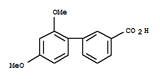 Structure of 3-(2,3-Dimethoxyphenyl)benzoic acid