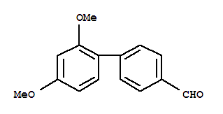 4-(2,4-Dimethoxyphenyl)benzaldehyde结构式