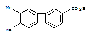 Structure of 3,4-DIMETHYL-BIPHENYL-3-CARBOXYLIC ACID