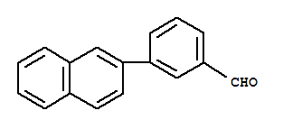 3-(6-(Methoxycarbonyl)naphthalen-2-yl)benzaldehyde结构式