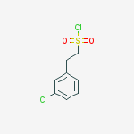 2-(3-Chlorophenyl)Ethanesulfonyl Chloride结构式