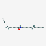 Structure of 9-Octadecenamide, N-(9Z)-9-octadecen-1-yl-, (9Z)-