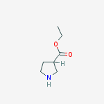 Structure of Ethyl pyrrolidine-3-carboxylate