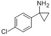 Structure of 1-(4-CHLORO-PHENYL)-CYCLOPROPYLAMINE
