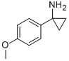 Structure of 1-(4-Methoxyphenyl)cyclopropanamine