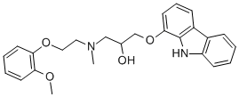 Structure of N-Methyl Carvedilol (Carvedilol impurity)