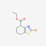 Structure of Ethyl 2-bromo-4,5,6,7-tetrahydrobenzo[d]thiazole-4-carboxylate