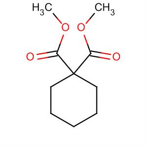 1,1-cyclohexanedicarboxylic acid, dimethyl ester结构式