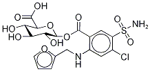 Structure of FUROSEMIDE ACYL-B-D-GLUCURONIDE