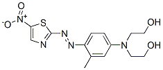 Structure of 2,2-[3-methyl-4-(5-nitrothiazol-2-ylazo)phenylimino]bisethanol