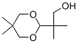 beta,beta,5,5-tetramethyl-1,3-dioxane-2-ethanol结构式