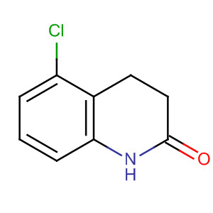Structure of 2(1H)-Quinolinone, 5-chloro-3,4-dihydro-