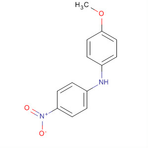 Structure of Benzenamine, 4-methoxy-N-(4-nitrophenyl)-