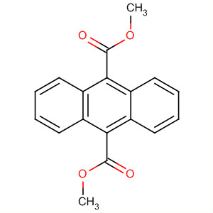 Structure of 9,10-Anthracenedicarboxylic acid, dimethyl ester