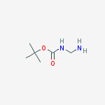 tert-butyl (aminomethyl)carbamate结构式