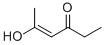 Structure of 4-HEXEN-3-ONE,5-HYDROXY